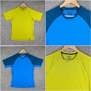 Lot of 2 Patagonia Mens Lightweight Capilene Baselayer T Shirts Size‎ Medium